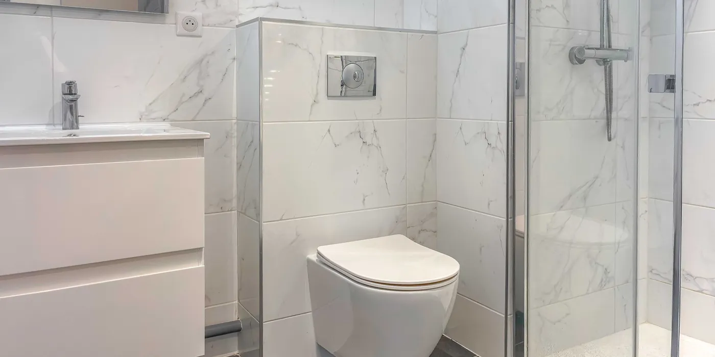 Salle d'eau avec WC Appartement Type 2 de 40 m2 proche IUT à vendre sur Tours Nord Quartier St Symphorien | Vente 37