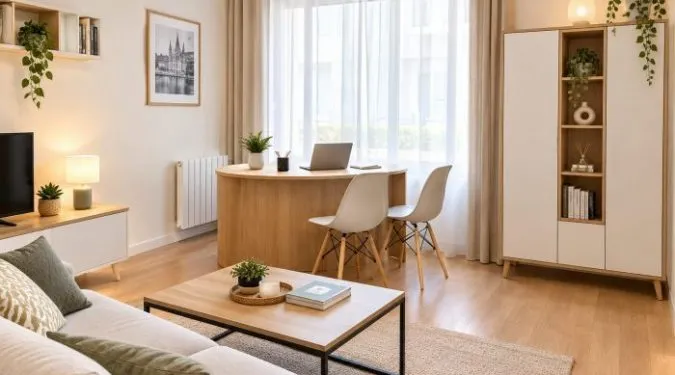 Pièce à vivre appartement de 45m2 a vendre sur Tours place jean jaurès | Vente 37.fr • Bien proposé par GAUTARD Immobilier