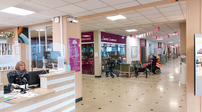 entrée résidence seniors bocage parc studio loué à vendre pour investir sur tours-nord