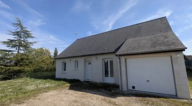 facade maison F5 avec garage à vendre sur Cinq-Mars-la-Pile | Vente 37.fr • Bien proposé par Tours'N Gestion Immo 37