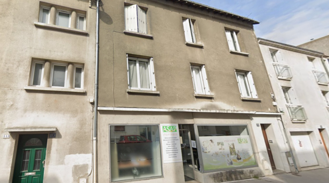 Facade Immeuble bureaux et appartements loués pour investir sur Tours  | Vente 37.fr • Bien proposé par GAUTARD Immobilier