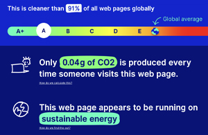 image test emission carbone par le web site carbon pour le site web écoresponsable VENTE 37.fr