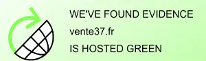 Image test hebergement site vente37.fr par la green web fondation